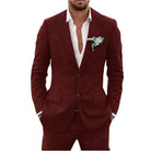 Men’s 2 - Piece Wedding Suits With Flap Pockets | Business - Mason Luxor