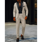 Men’s 2 - Piece Wedding Suits With Shawl Lapel Design | Tailored - Mason Luxor