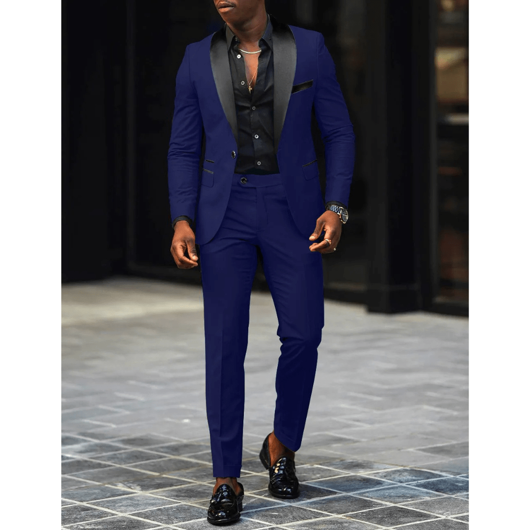 Men’s 2 - Piece Wedding Suits With Shawl Lapel Design | Tailored - Mason Luxor