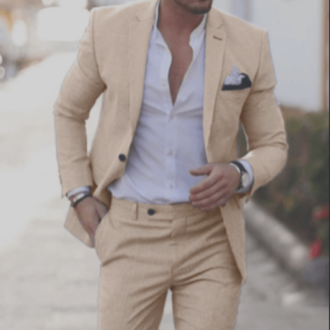 Men’s 2 - Piece Wedding Suits With Slim - Fit Design | Tailored - Mason Luxor
