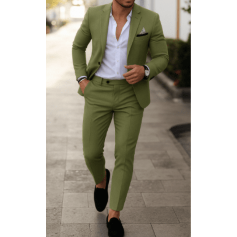 Men’s 2 - Piece Wedding Suits With Slim - Fit Design | Tailored - Mason Luxor