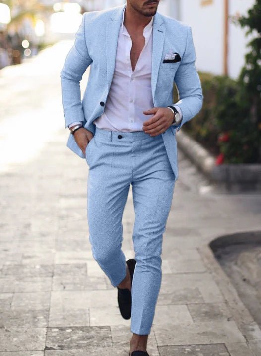 Men’s 2 - Piece Wedding Suits With Slim - Fit Design | Tailored - Mason Luxor