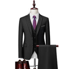 Men’s 3 - Piece Wedding Suits With Buttoned Vest | Business - Mason Luxor