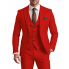 Men’s 3 - Piece Wedding Suits With Lapel Collar | Formal - Mason Luxor