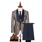 Men’s 3 - Piece Wedding Suits With Patterned Jacket | Tailored - Mason Luxor