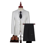 Men’s 3 - Piece Wedding Suits With Patterned Jacket | Tailored - Mason Luxor