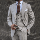 Men’s 3 - Piece Wedding Suits With Tailored Waistcoat | Business - Mason Luxor