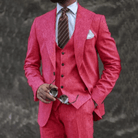 Men’s 3 - Piece Wedding Suits With Tailored Waistcoat | Business - Mason Luxor