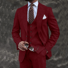 Men’s 3 - Piece Wedding Suits With Tailored Waistcoat | Business - Mason Luxor