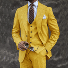 Men’s 3 - Piece Wedding Suits With Tailored Waistcoat | Business - Mason Luxor