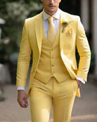 Men’s 3 - Piece Wedding Suits With Waistcoat | Tailored - Mason Luxor