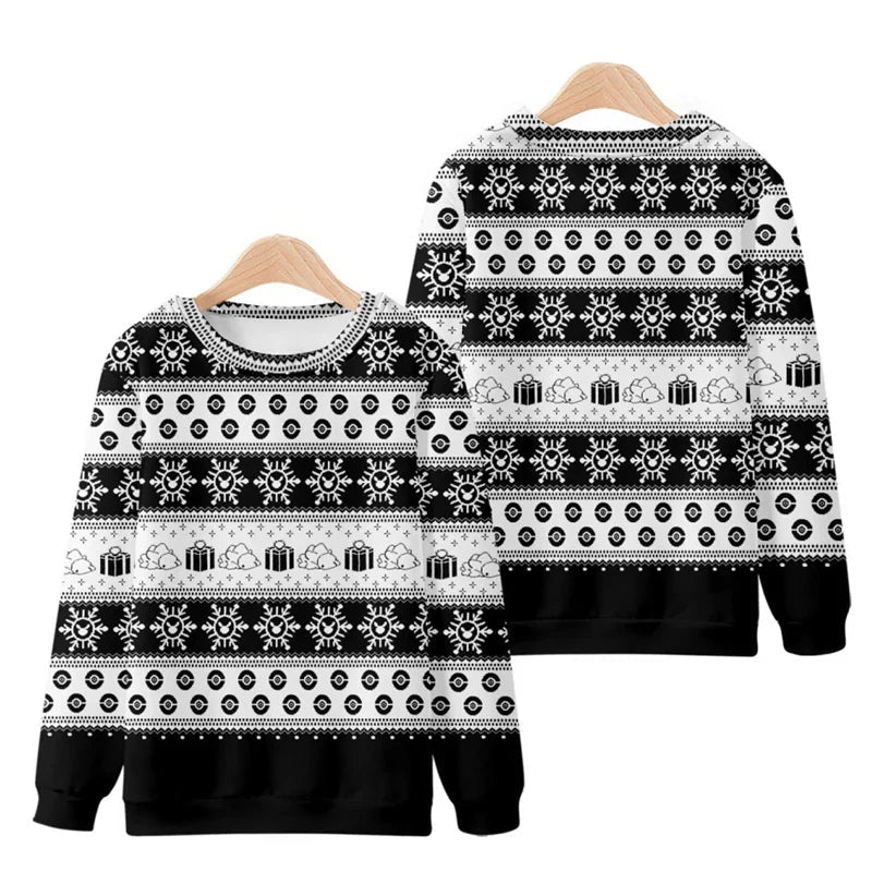 Men’s 3D Christmas Jumper With Festive Prints | Novelty - Mason Luxor