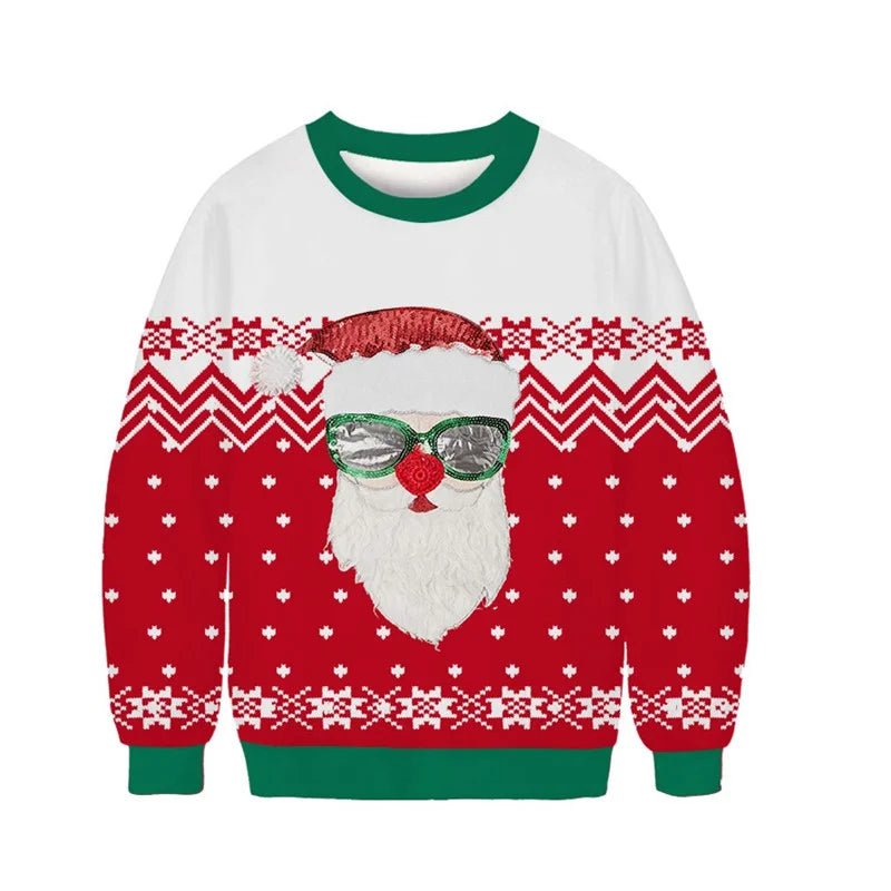 Men’s 3D Christmas Jumper With Festive Prints | Novelty - Mason Luxor