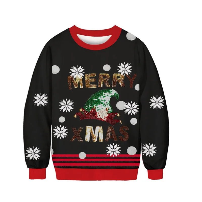 Men’s 3D Christmas Jumper With Festive Prints | Novelty - Mason Luxor