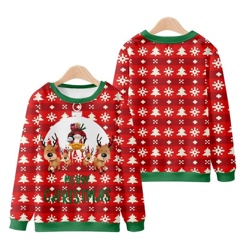 Men’s 3D Christmas Jumper With Festive Prints | Novelty - Mason Luxor