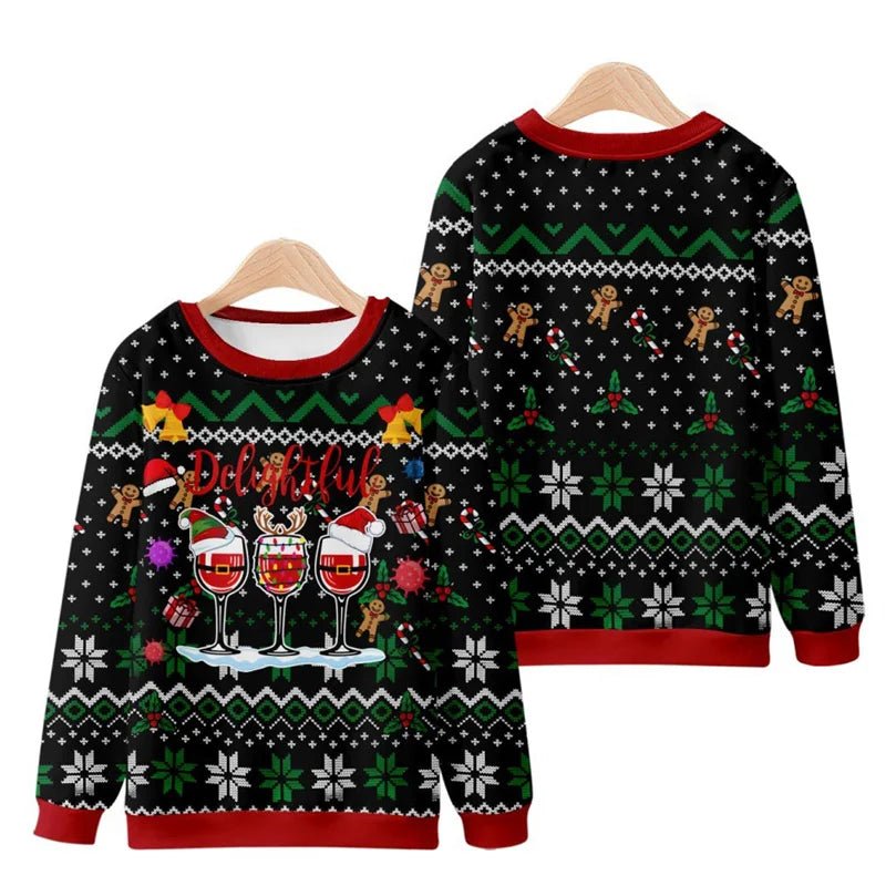 Men’s 3D Christmas Jumper With Festive Prints | Novelty - Mason Luxor