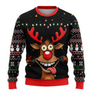 Men’s 3D Christmas Jumper With Funny Festive Prints | Novelty - Mason Luxor
