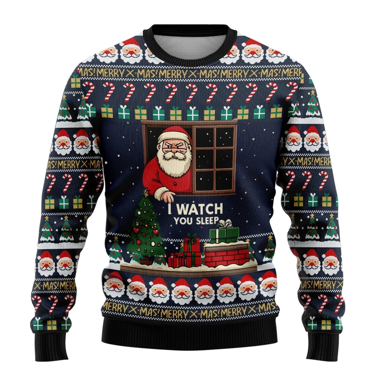 Men’s 3D Christmas Jumper With Funny Festive Prints | Novelty - Mason Luxor