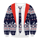 Men’s 3D Christmas Jumper With Suit And Tie Design | Novelty - Mason Luxor
