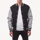 Men’s Baseball Jacket with Snap Buttons | Varsity - Mason Luxor