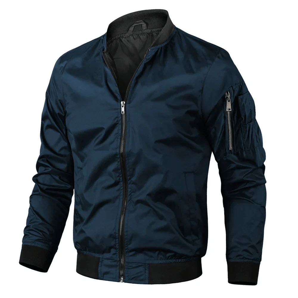 Men’s Bomber Jacket With Black Trim | Casual - Mason Luxor