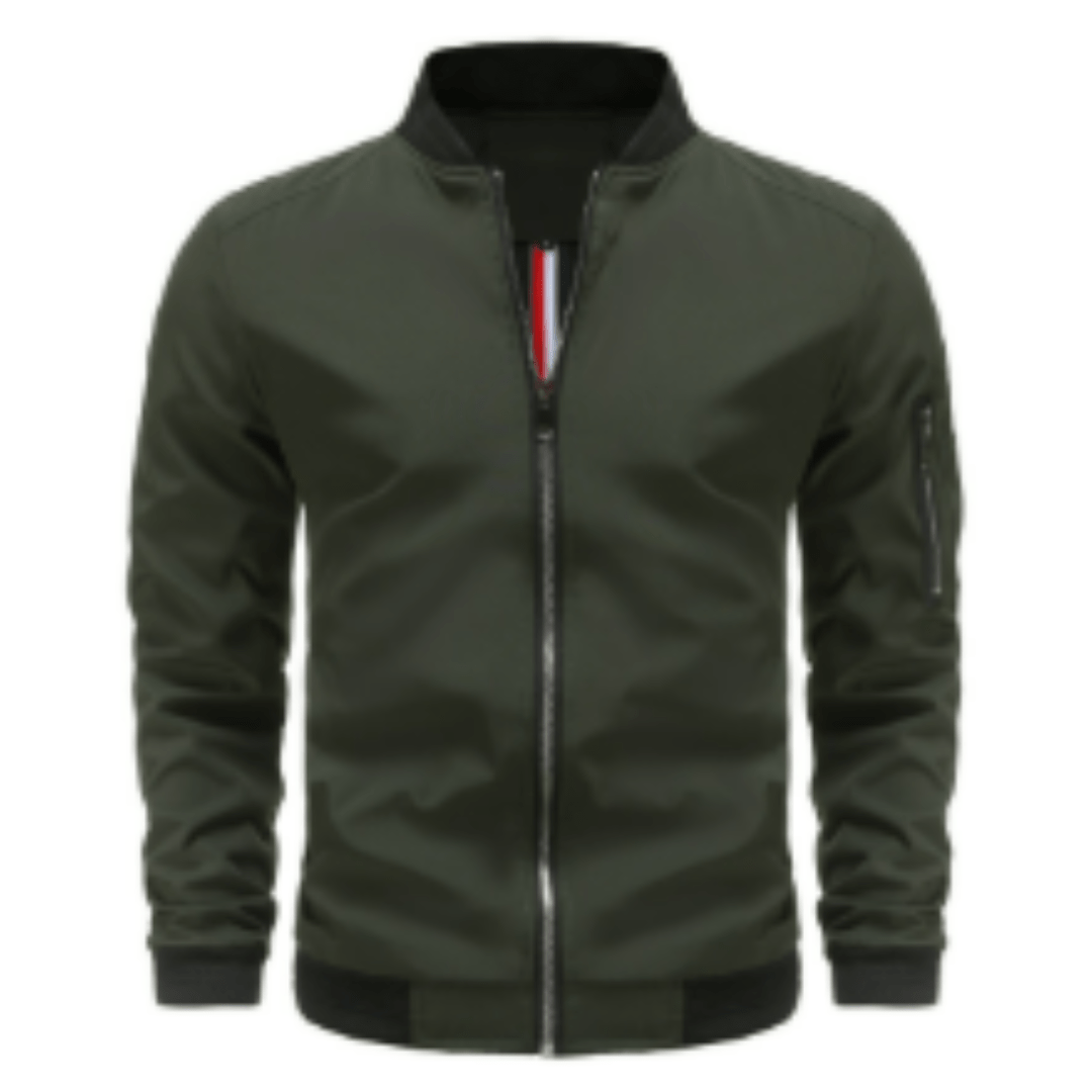 Men’s Bomber Jacket With Zip Front Design | Winter - Mason Luxor