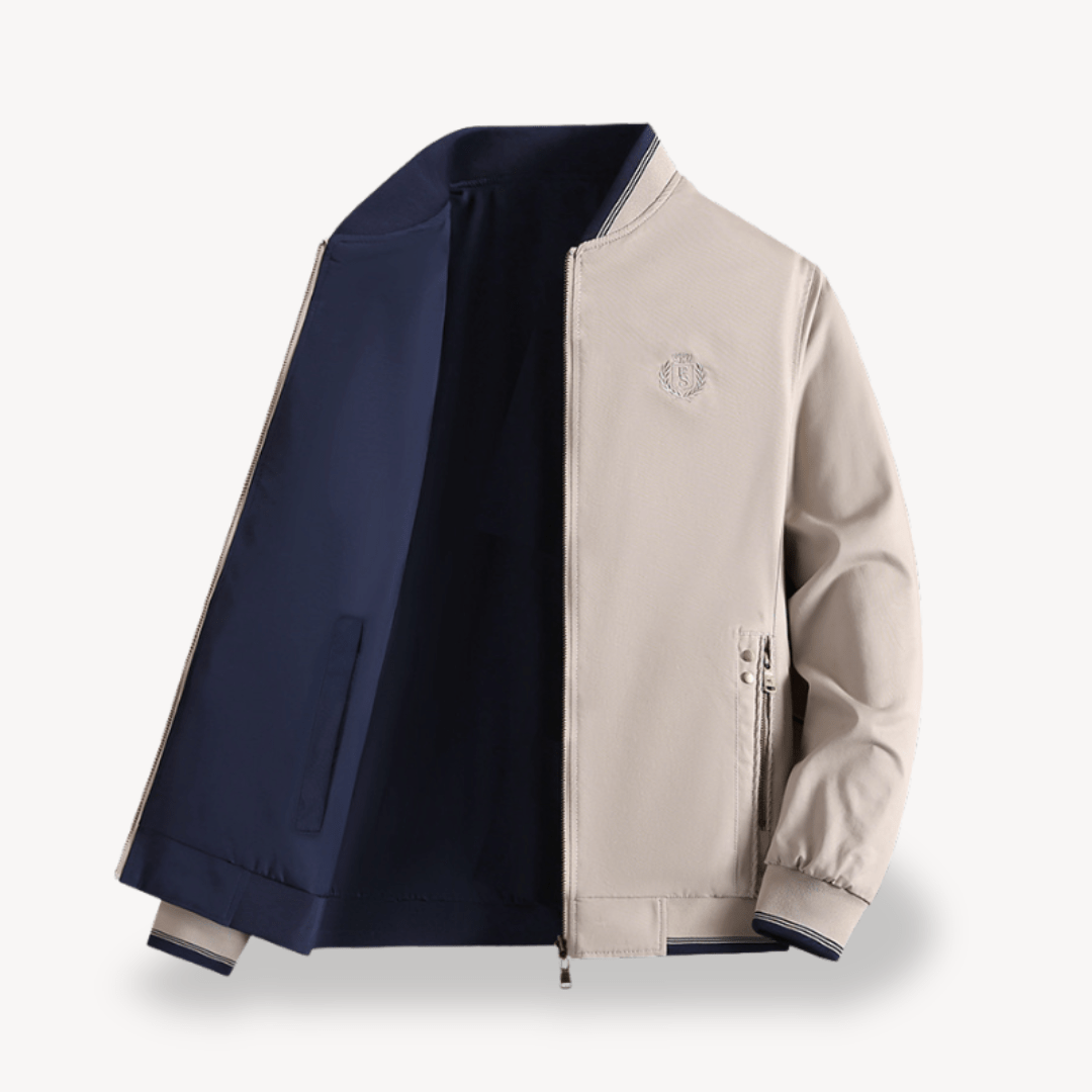 Men’s Bomber Jacket with Zip Pockets | All Season - Mason Luxor