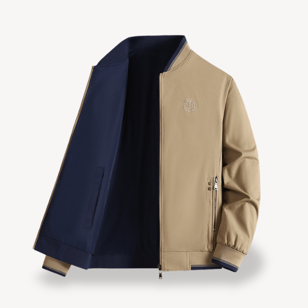 Men’s Bomber Jacket with Zip Pockets | All Season - Mason Luxor