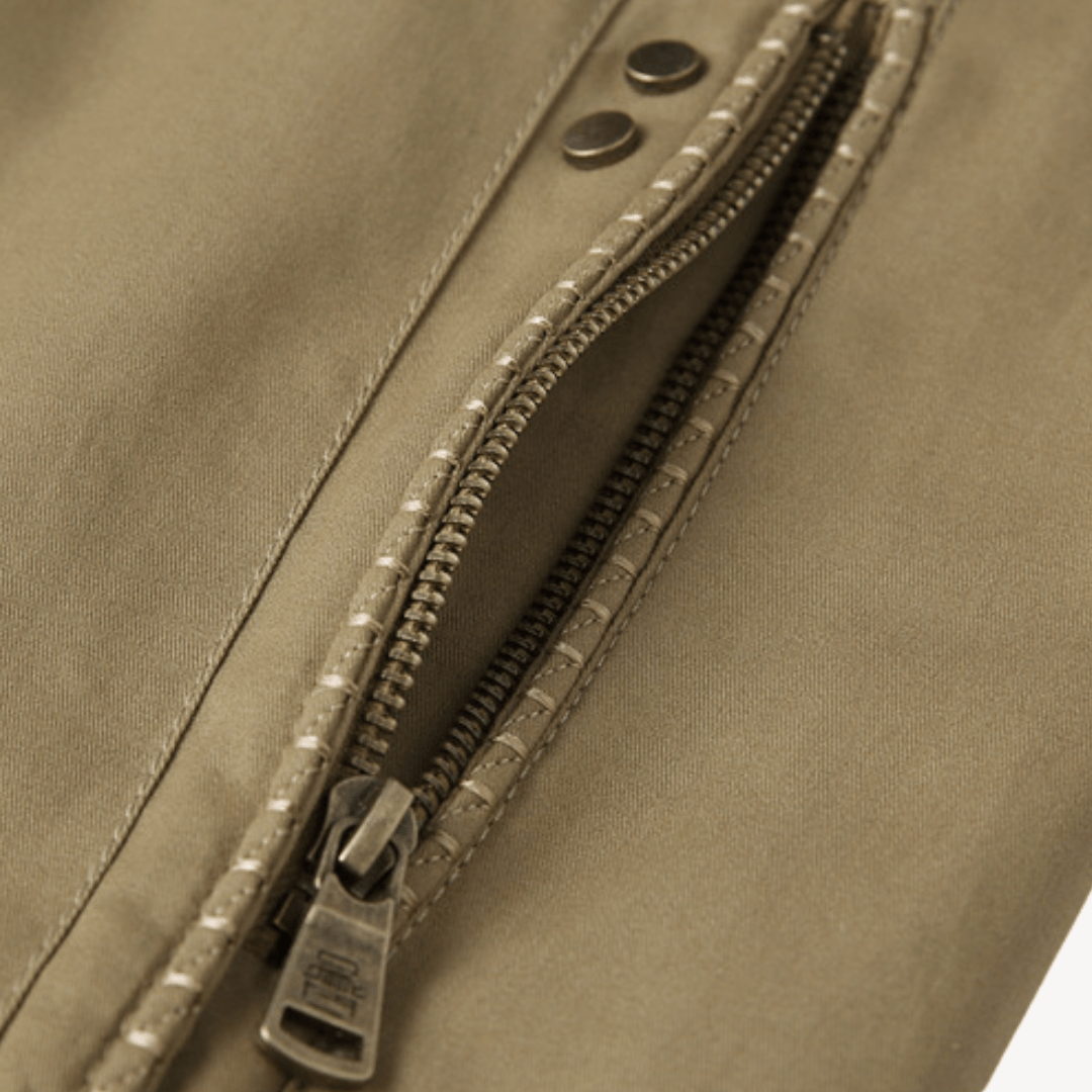 Men’s Bomber Jacket with Zip Pockets | All Season - Mason Luxor