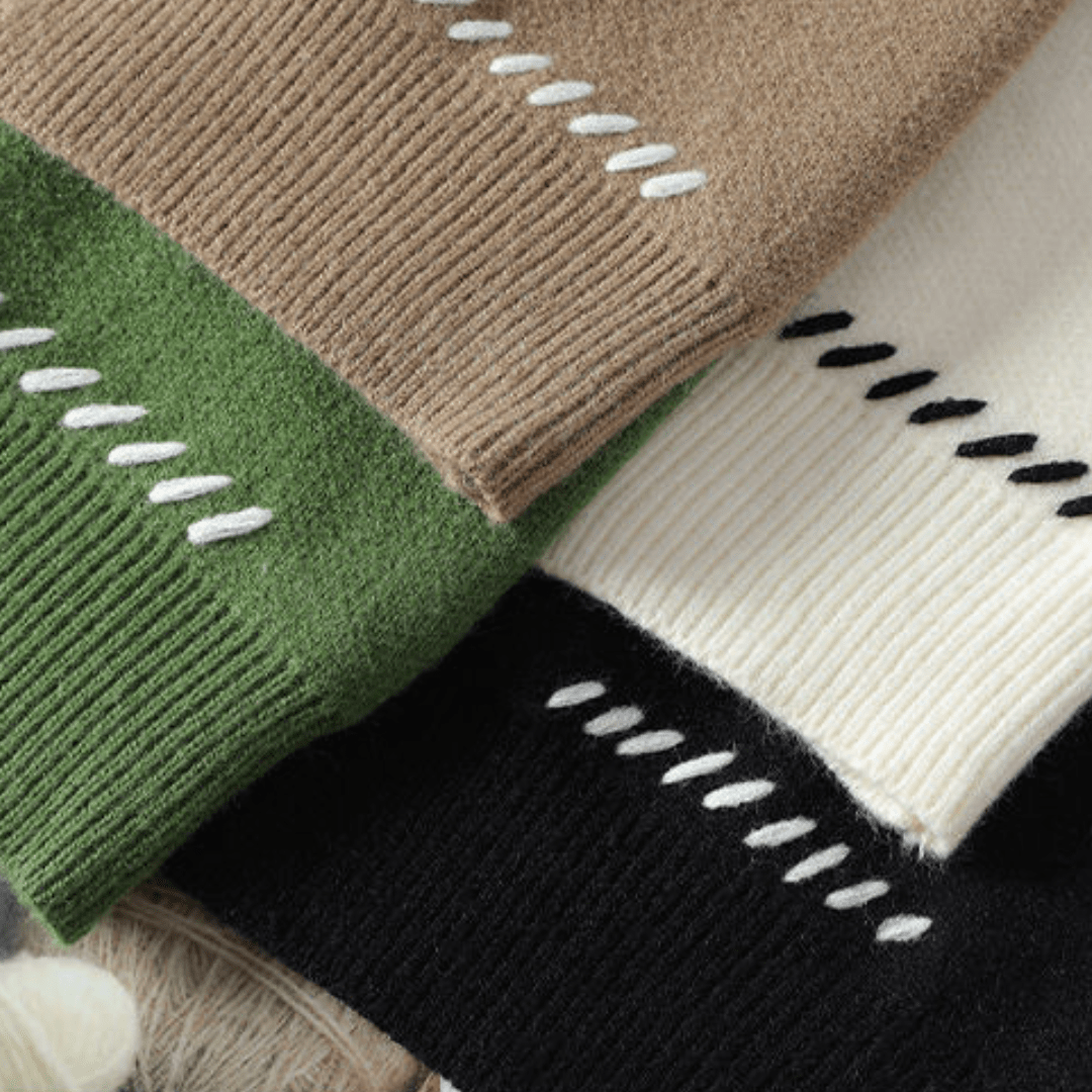 Men’s Cardigan with Pattern Detail | V - Neck - Mason Luxor