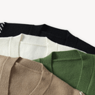 Men’s Cardigan with Pattern Detail | V - Neck - Mason Luxor