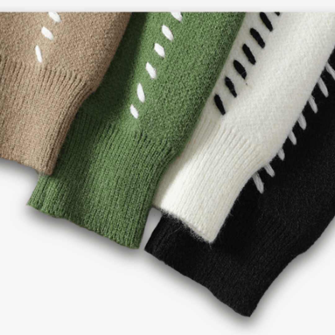 Men’s Cardigan with Pattern Detail | V - Neck - Mason Luxor