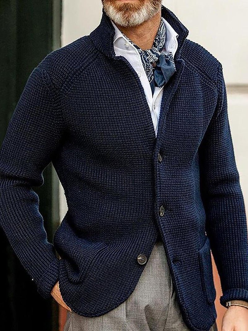Men’s Cardigan With Tailored Fit | Knit - Mason Luxor