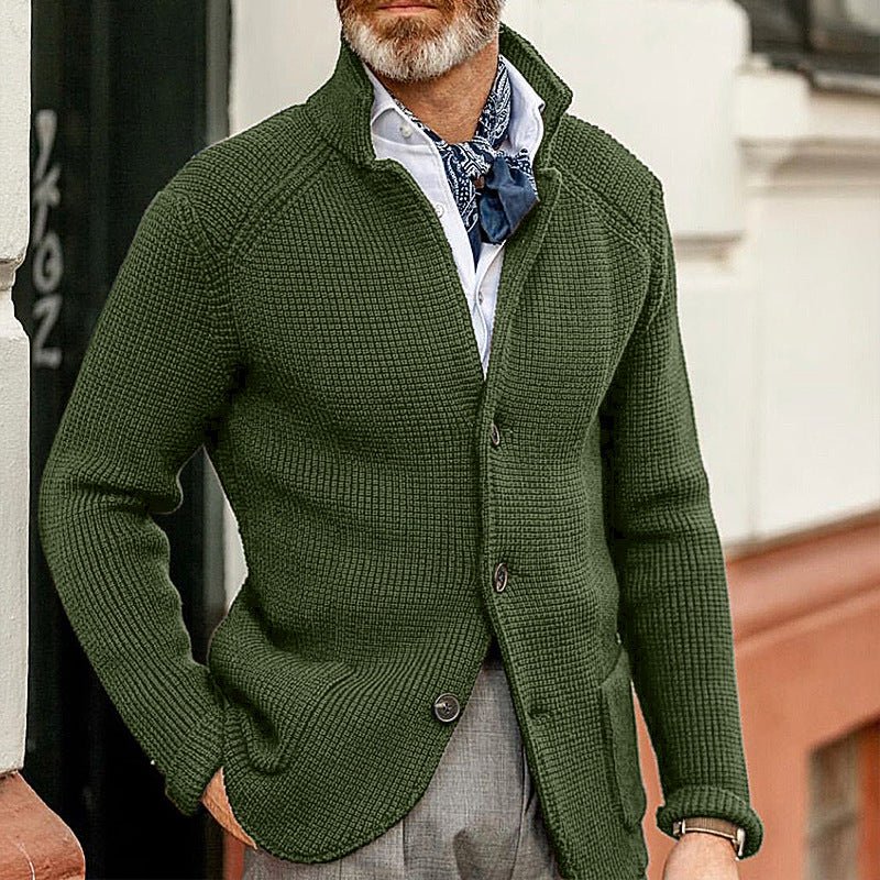 Men’s Cardigan With Tailored Fit | Knit - Mason Luxor