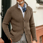 Men’s Cardigan With Tailored Fit | Knit - Mason Luxor