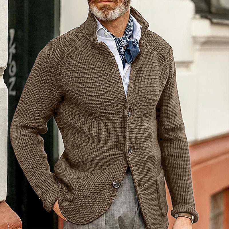 Men’s Cardigan With Tailored Fit | Knit - Mason Luxor