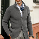 Men’s Cardigan With Tailored Fit | Knit - Mason Luxor