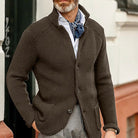 Men’s Cardigan With Tailored Fit | Knit - Mason Luxor