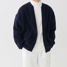 Men’s Cardigan With Zip Front | Knit - Mason Luxor