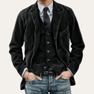 Men's Casual Blazer with Corduroy Texture | Winter - Mason Luxor