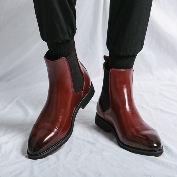 Men’s Chelsea Boots With Cap Toe | Dress - Mason Luxor