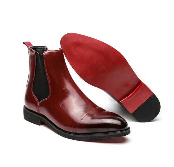 Men’s Chelsea Boots With Cap Toe | Dress - Mason Luxor