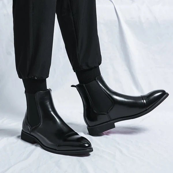 Men’s Chelsea Boots With Cap Toe | Dress - Mason Luxor