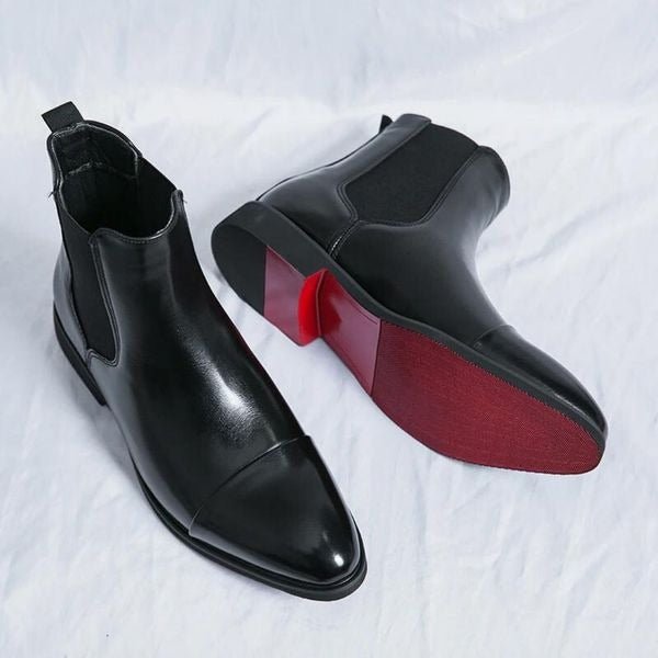 Men’s Chelsea Boots With Cap Toe | Dress - Mason Luxor