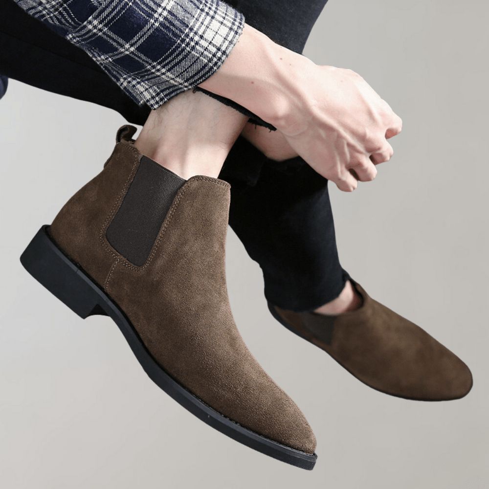 Men’s Chelsea Boots With Elastic Sides | Classic - Mason Luxor