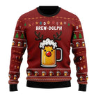 Men’s Christmas Jumper With Festive Beer Graphics | Funny - Mason Luxor
