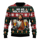 Men’s Christmas Jumper With Festive Beer Graphics | Funny - Mason Luxor
