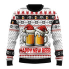Men’s Christmas Jumper With Festive Beer Graphics | Funny - Mason Luxor