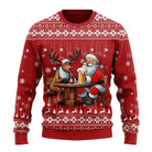 Men’s Christmas Jumper With Festive Beer Graphics | Funny - Mason Luxor