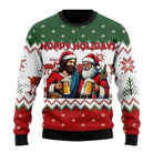 Men’s Christmas Jumper With Festive Beer Graphics | Funny - Mason Luxor
